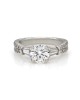 Scott Kay GIA Certified Round Brilliant Cut Diamond Solitaire Ring in Platinum